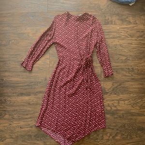 Zara floral print dress 100% viscose